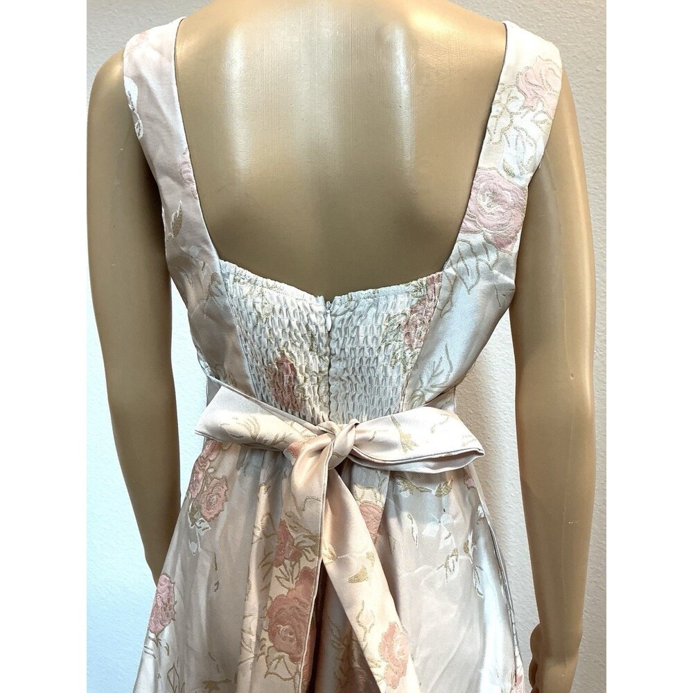 Petal & Pup Zaria Pink Floral Brocade Midi Dress - Size Large - NWOT $159 - Picture 13 of 16